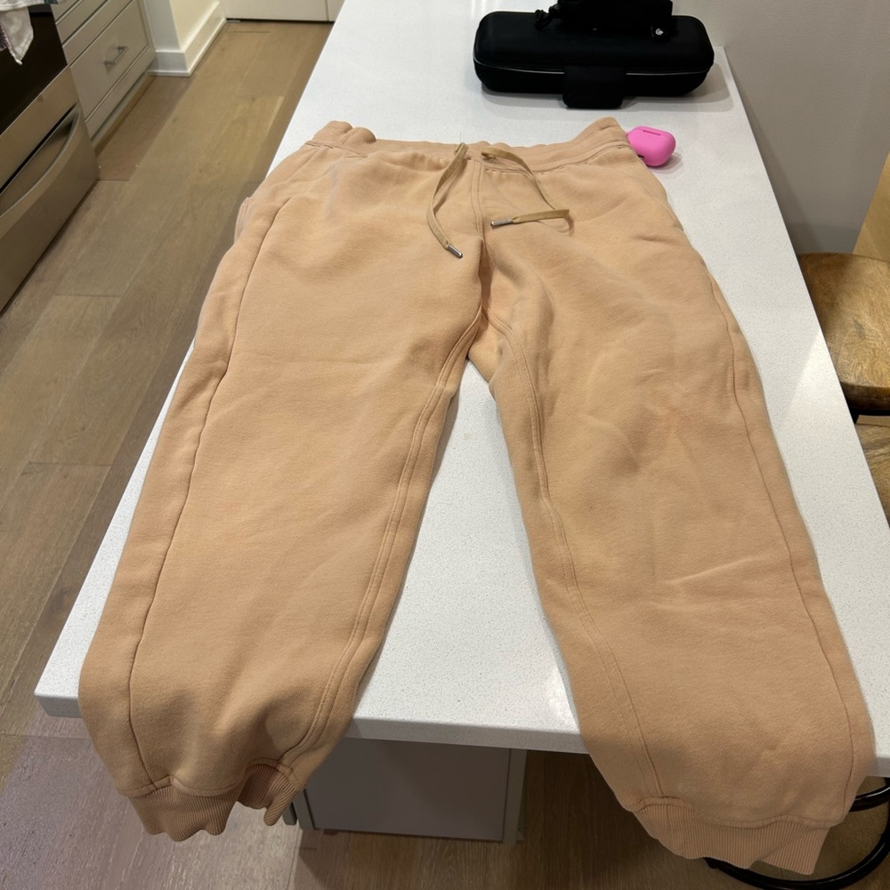 Lululemon Scuba-high rise jogger-full length. Color- pecan tan.